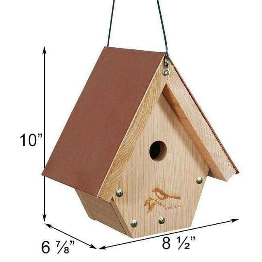 * Woodlink Hanging Houses Coppertop Hanging Wren House | Bird Houses