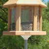 * Heath Mfg Post / Pole Mounted Feeders Le Grande Gazebo Bird Feeder Combo | Bird Feeders