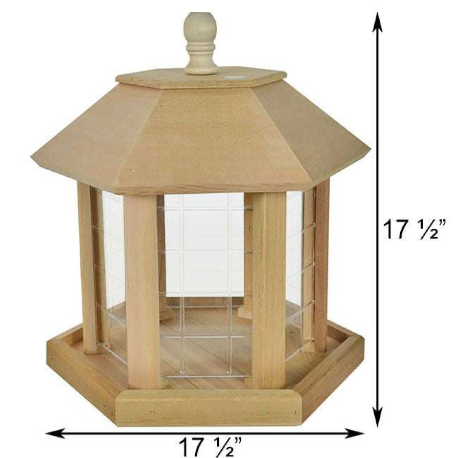 * Heath Mfg Post / Pole Mounted Feeders Le Grande Gazebo Bird Feeder Combo | Bird Feeders