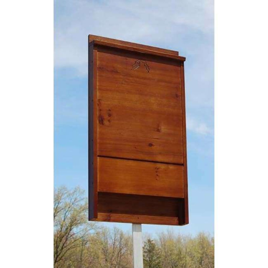 * Bestnest Premium Stained Dark Brown Bat House, 100 Bats | Bats