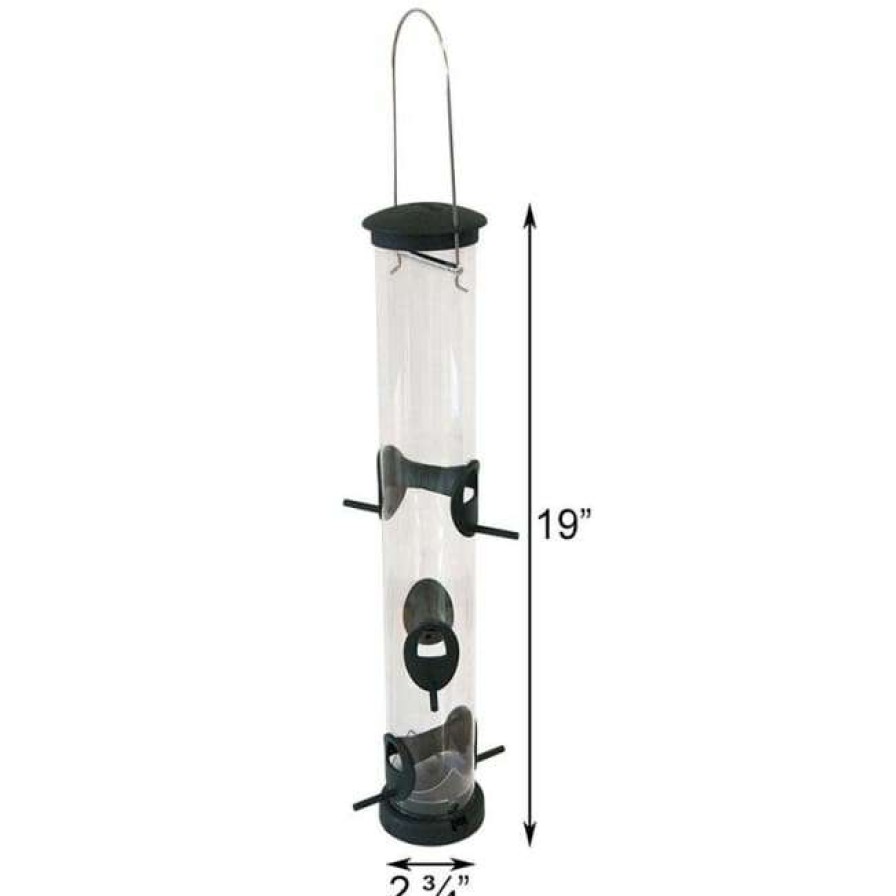 * Aspects Hanging Feeders Quick-Clean Seed Tube Bird Feeder, Large Spruce | Bird Feeders