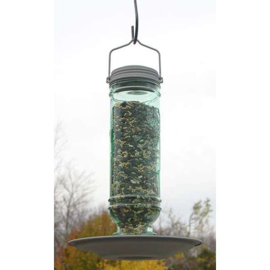 * More Birds Vintage Bottle Bird Feeder Hanging Feeders | Bird Feeders