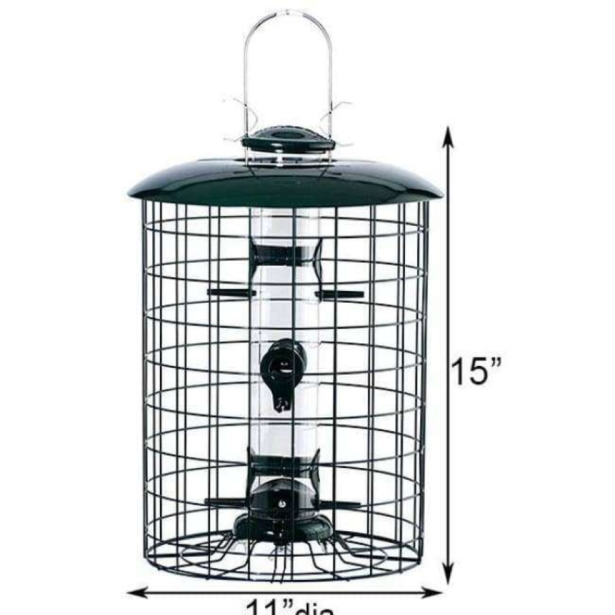 * Woodlink Caged Seed Tube Bird Feeder Cage Feeders | Bird Feeders