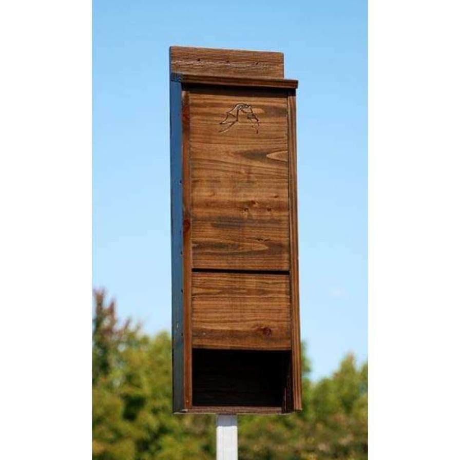 * Bestnest Premium Stained Dark Brown Bat House, 65 Bats | Bats