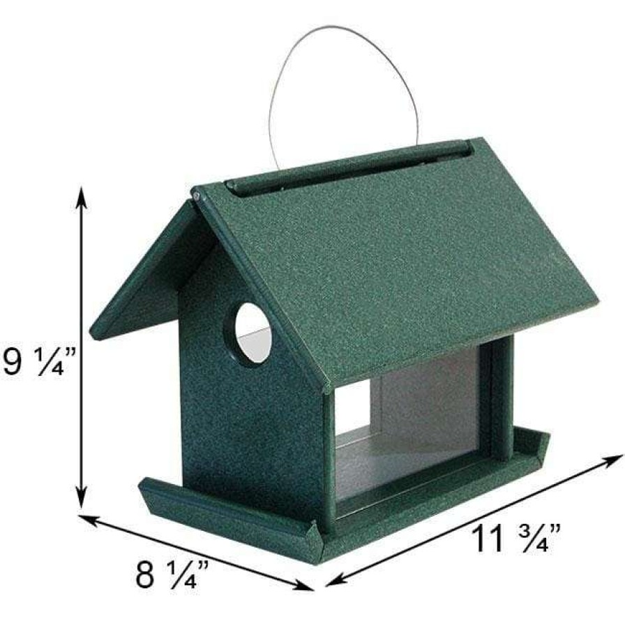 * Songbird Essentials Mealworm Bird Feeder, Hunter Green | Bird Feeders