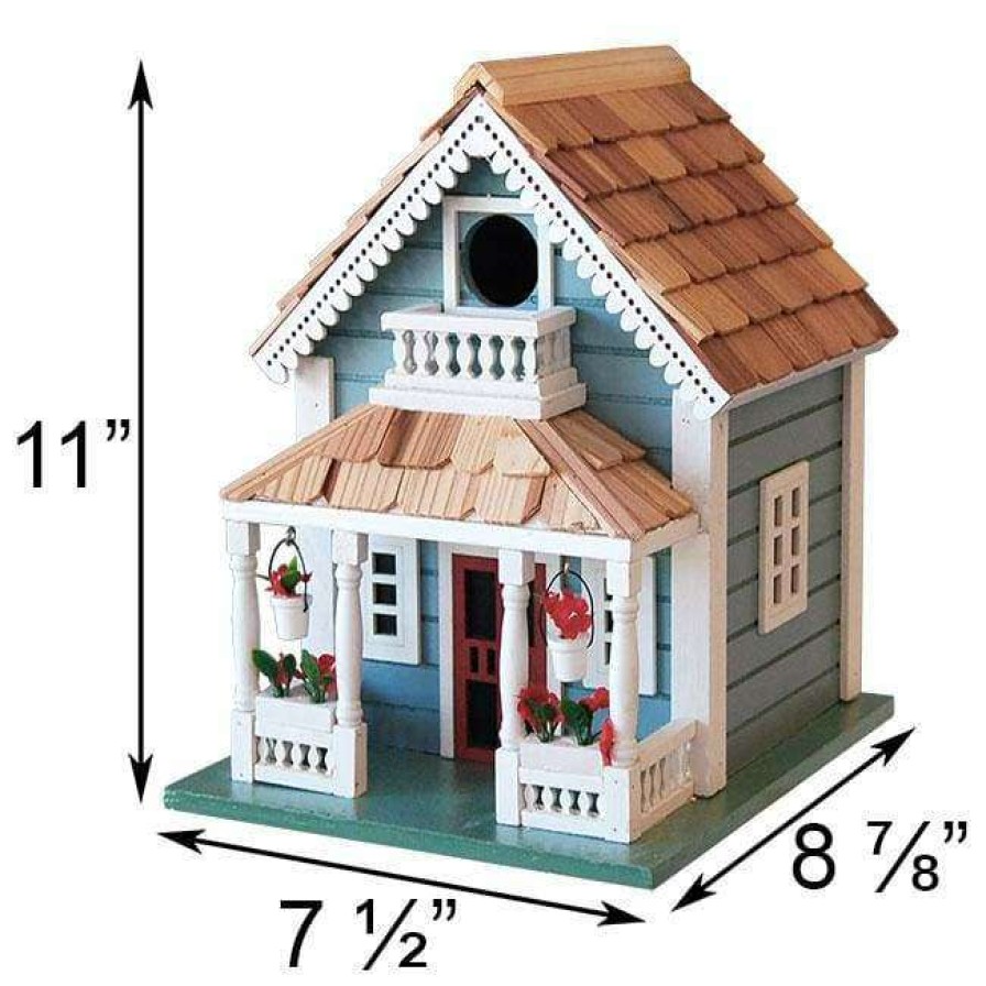 * Home Bazaar Decorative Houses Orleans Cottage Bird House | Bird Houses