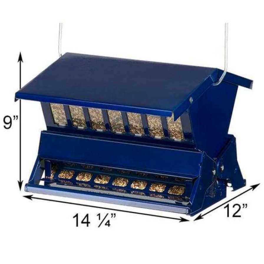 * Heritage Farms Double Sided Absolute Ii Electric Blue Bird Feeder | Bird Feeders