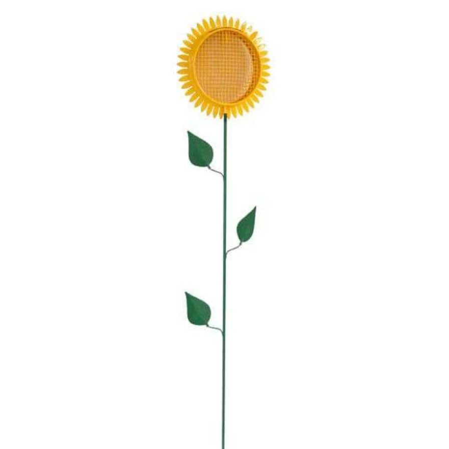 * Heritage Farms Post / Pole Mounted Houses Sunflower Staked Bird Feeder | Bird Feeders