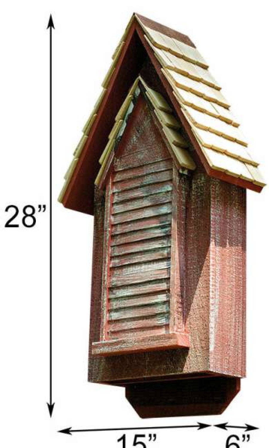 * Heartwood Victorian Bat House, Red, 100 Bats | Bats