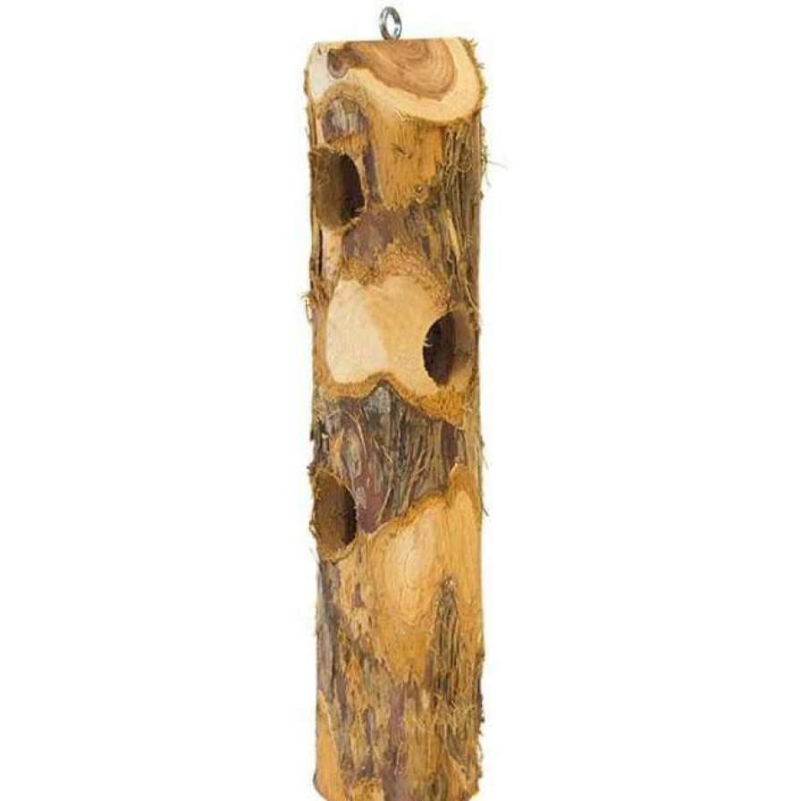 * Pine Tree Farms Hanging Feeders Hornbeam Log Jammer Suet Feeder | Bird Feeders