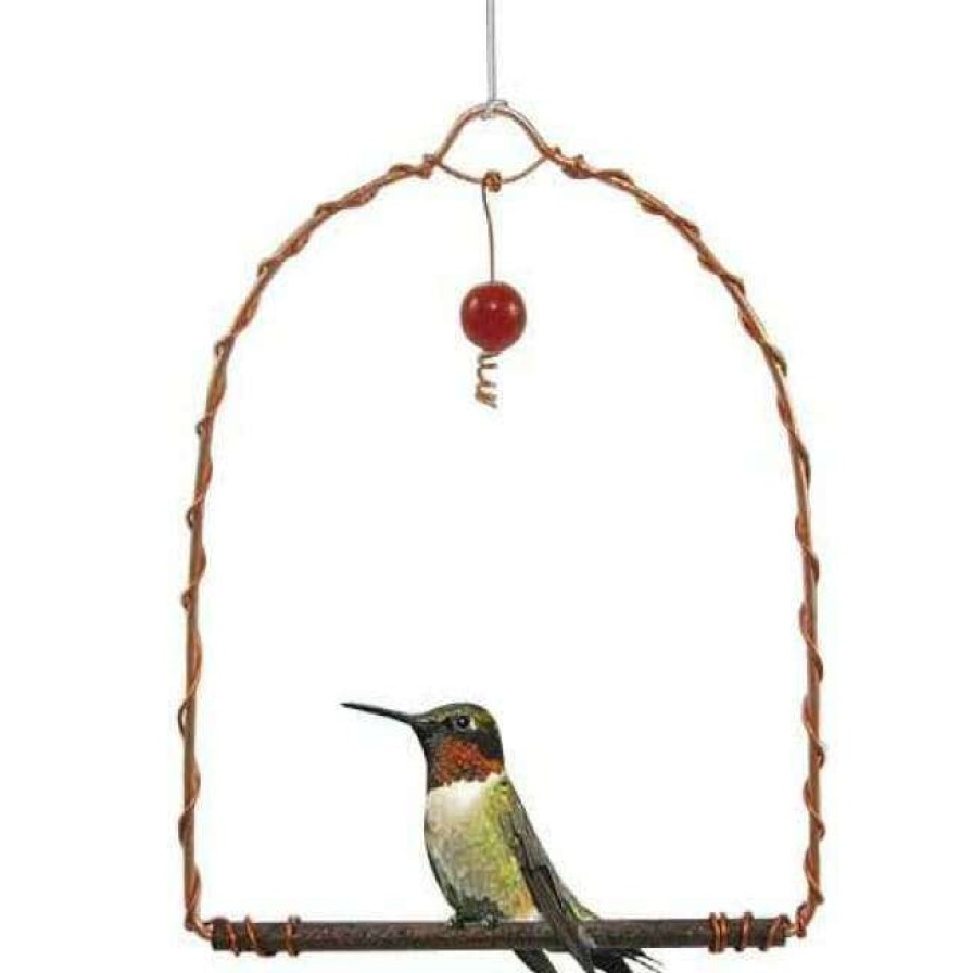 * Parasol Products Copper Hummingbird Swing | Bird Feeders