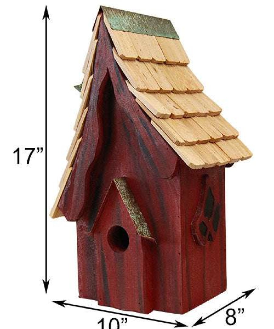 * Heartwood Boyds' Bungalow Bird House, Redwood | Bird Houses