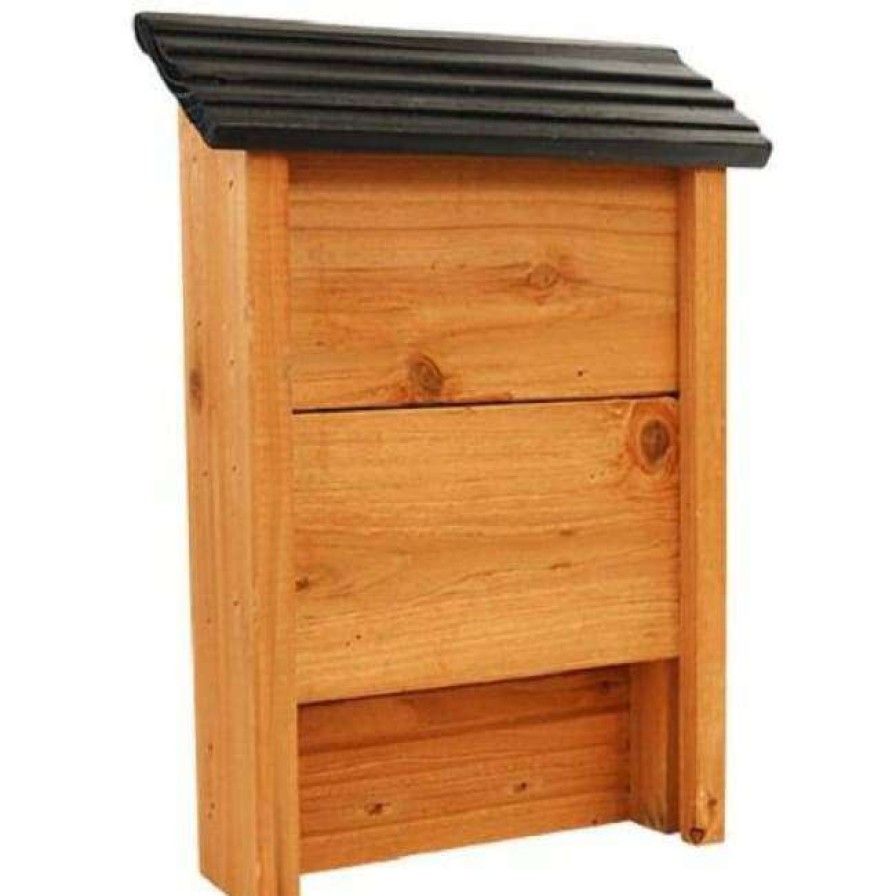 * Woodlink Wooden Bat Shelter With Black Roof, 15 Bats | Bats