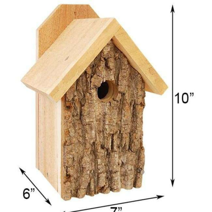 * Uncle Dunkel Bark Clad Wren House | Bird Houses