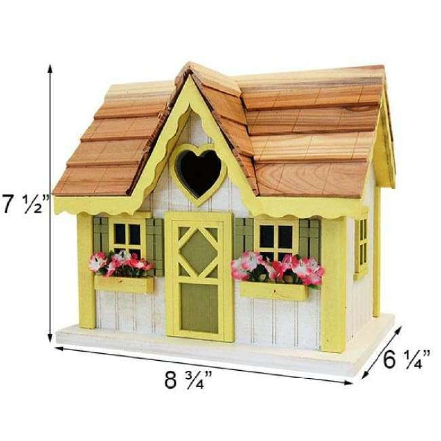 * Home Bazaar Sweetheart Cottage Bird House | Bird Houses