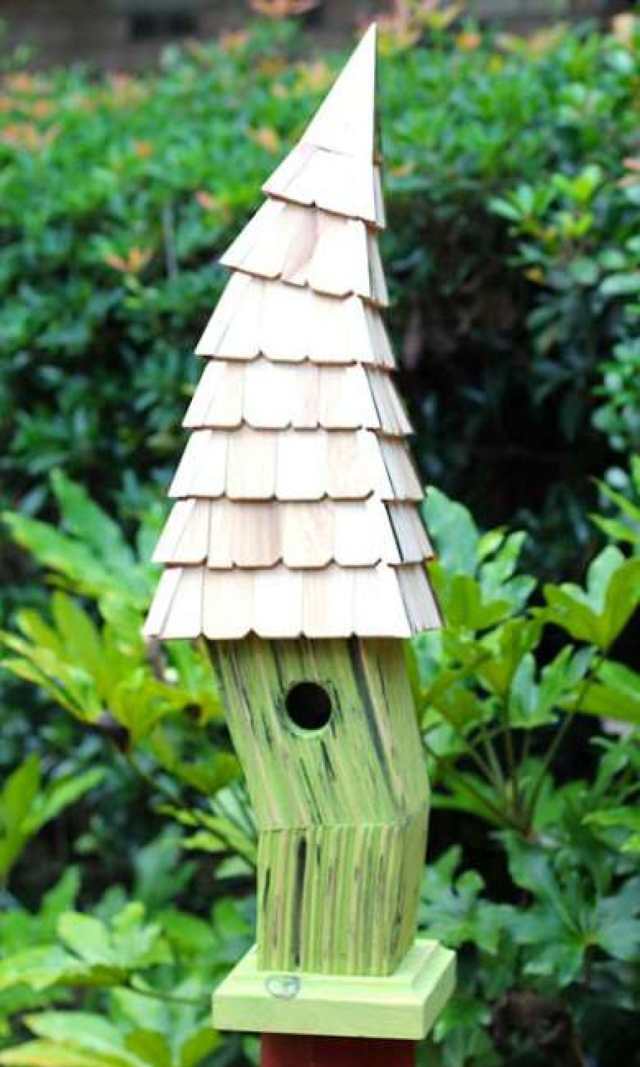 * Post / Pole Mounted Houses Heartwood Birdiwampus Bird House, Citrus | Bird Houses