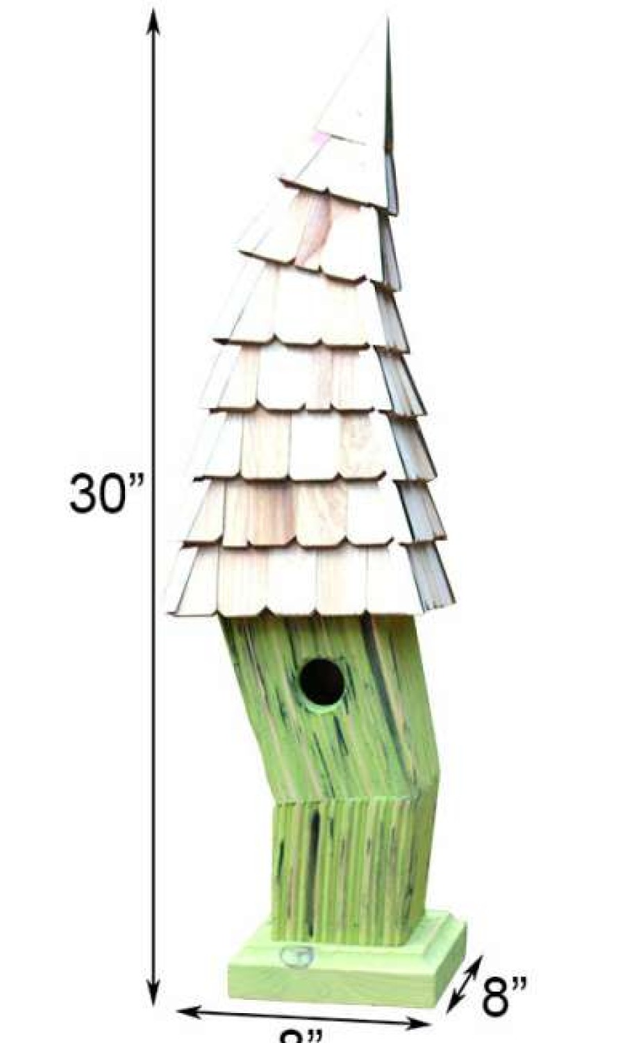 * Post / Pole Mounted Houses Heartwood Birdiwampus Bird House, Citrus | Bird Houses