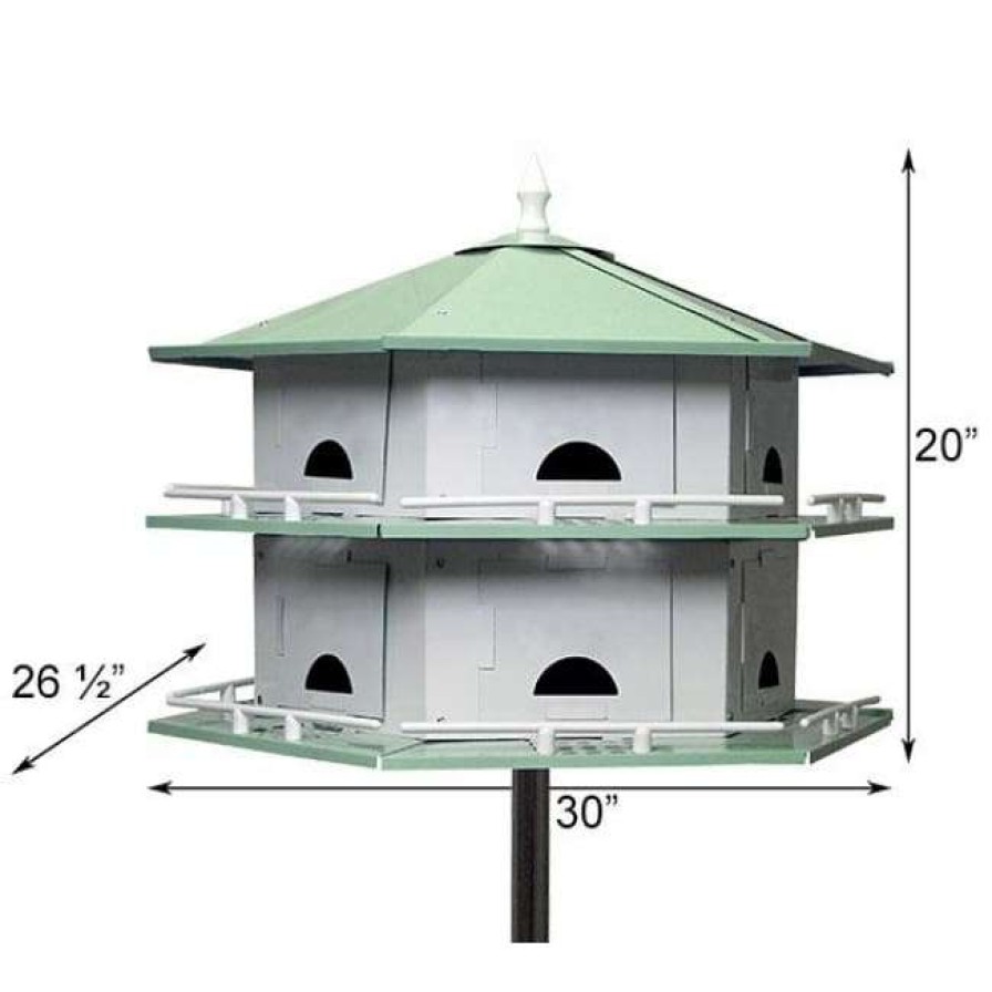 * Heath Mfg Convertible Purple Martin 12 Room House Post / Pole Mounted Houses | Bird Houses