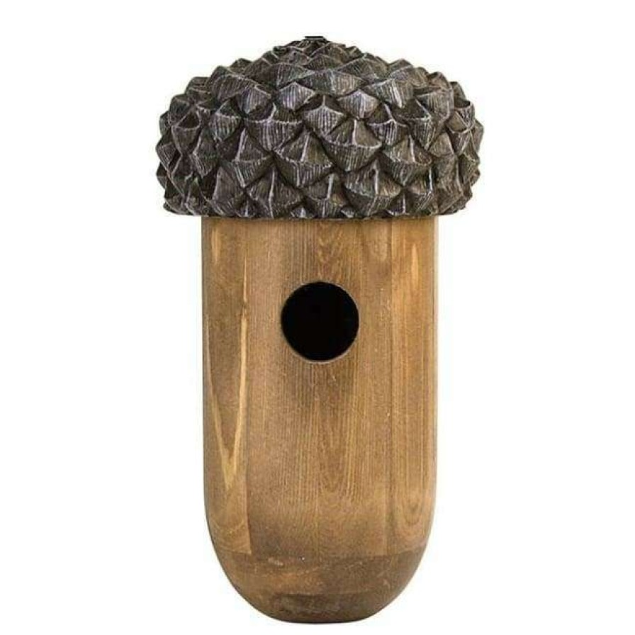 * Esschert Design Wooden Acorn Bird House | Bird Houses