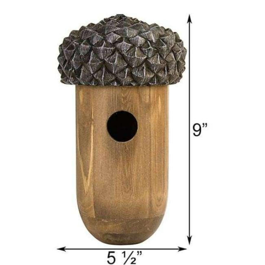 * Esschert Design Wooden Acorn Bird House | Bird Houses