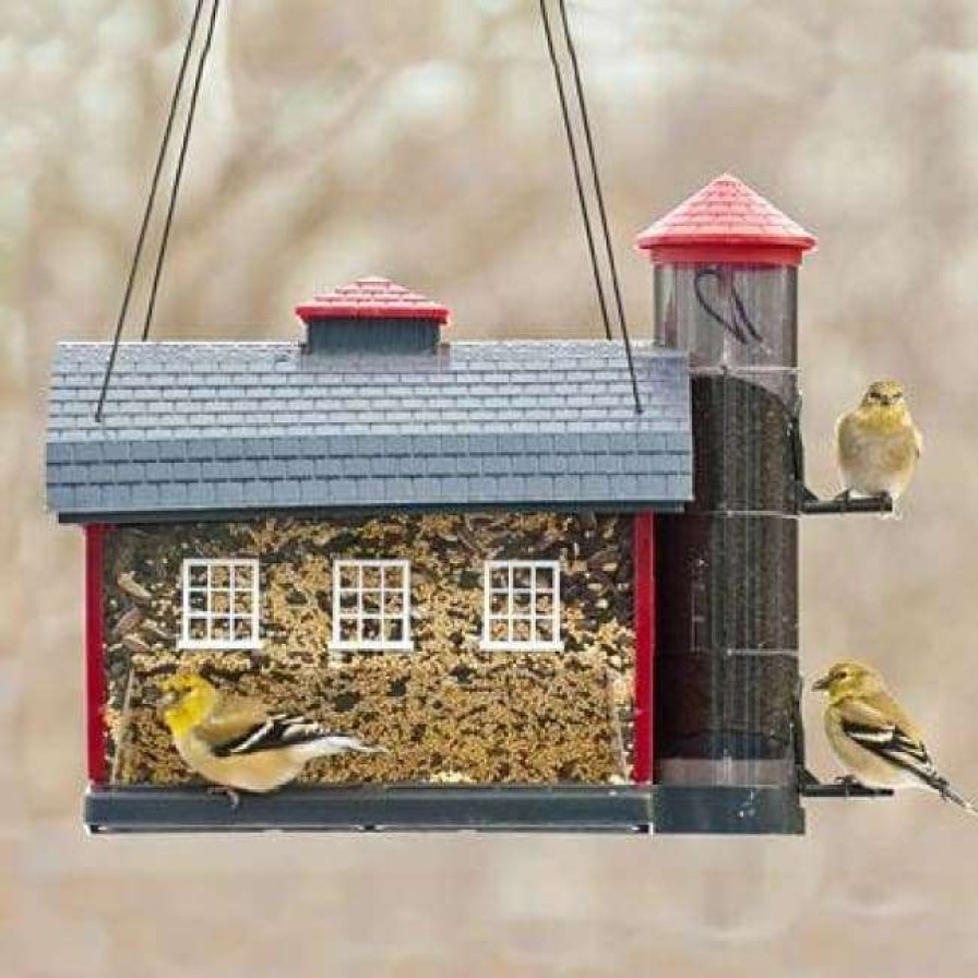 * Heritage Farms Red Barn Bird Feeder | Bird Feeders