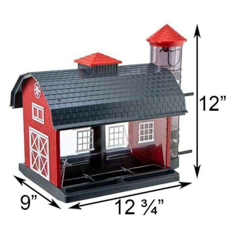 * Heritage Farms Red Barn Bird Feeder | Bird Feeders