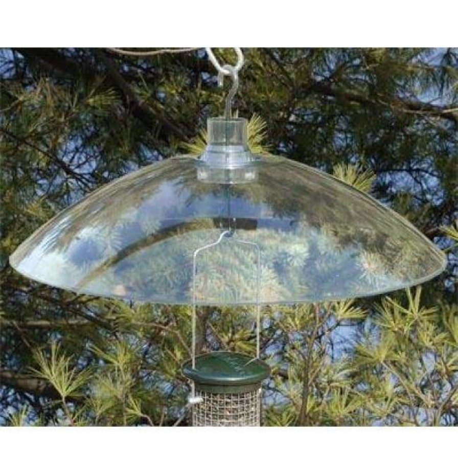 * Woodlink Bird Feeder Accessories Clear Plastic Weather Shield & Squirrel Baffle | Bird Feeders