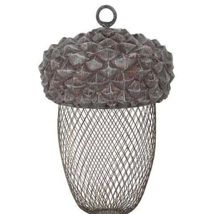 * Esschert Design Hanging Feeders Acorn Mesh Bird Feeder | Bird Feeders