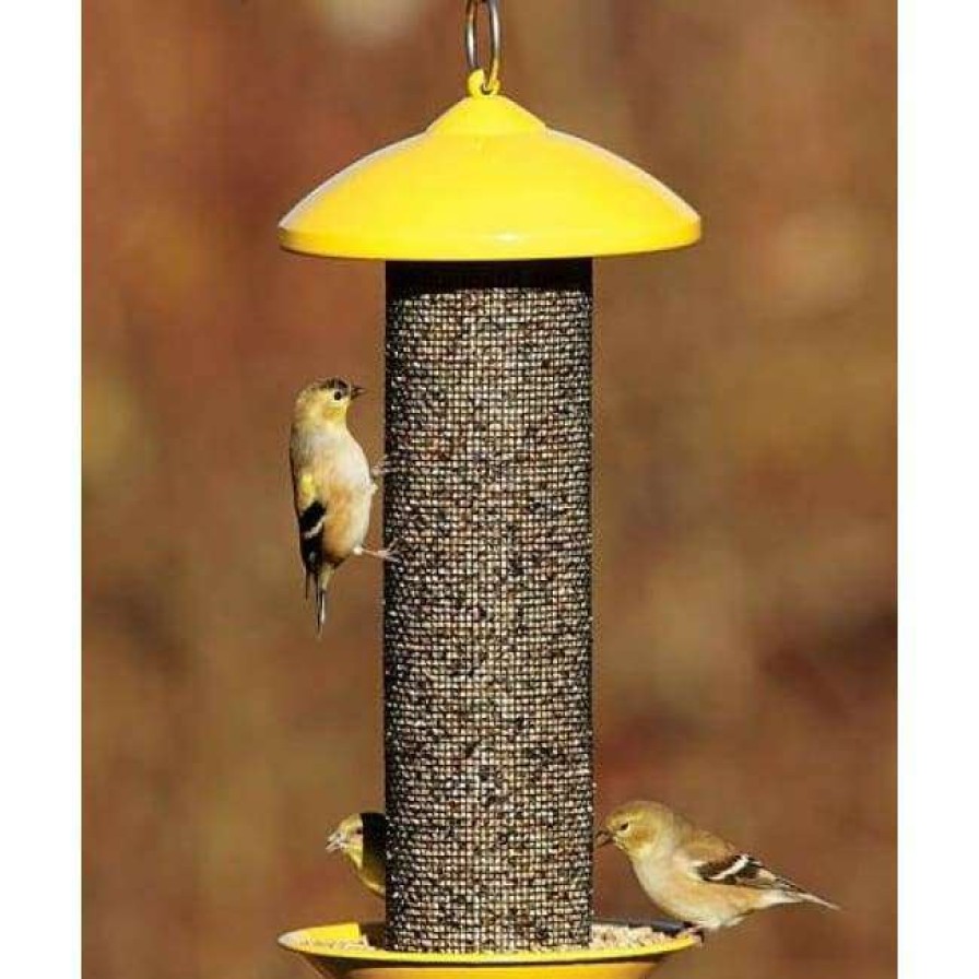 * Stokes Select Hanging Feeders Finch Screen Mesh Yellow Bird Feeder | Bird Feeders