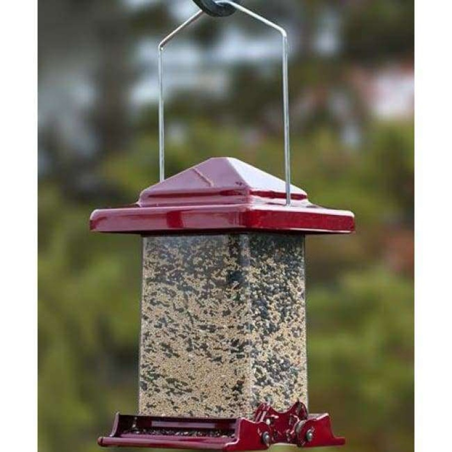 * Woodlink Hanging Feeders Weight Sensitive Red Wild Bird Feeder | Bird Feeders