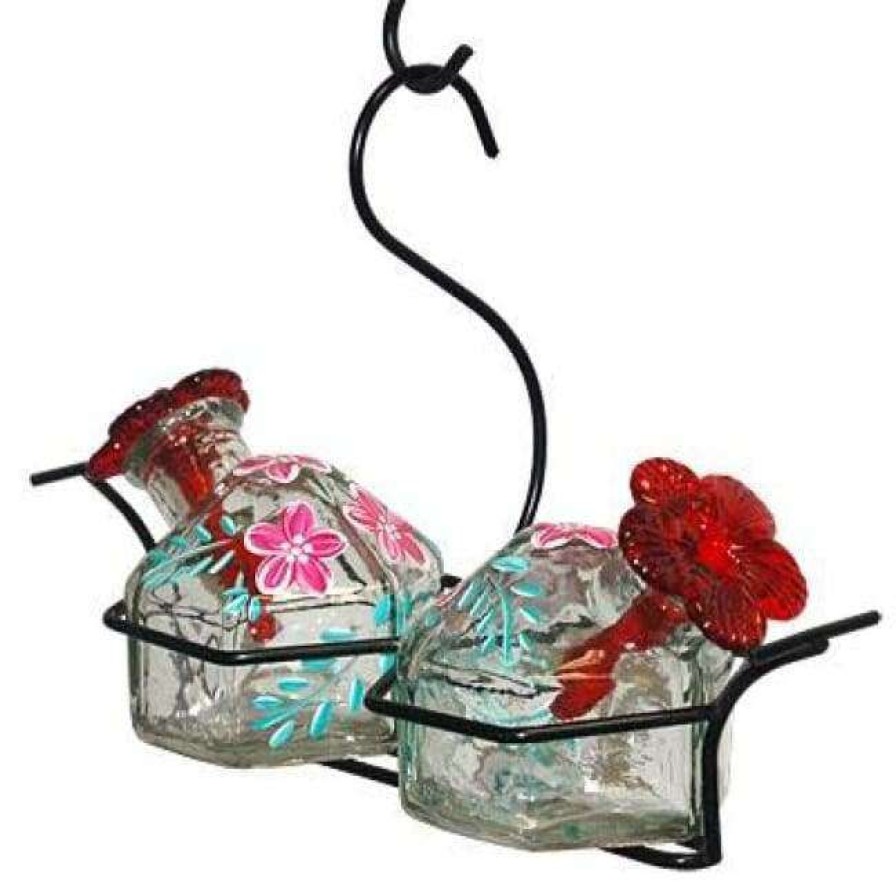 * Parasol Bouquet-2 Botanica Hummingbird Feeder, Clear | Bird Feeders