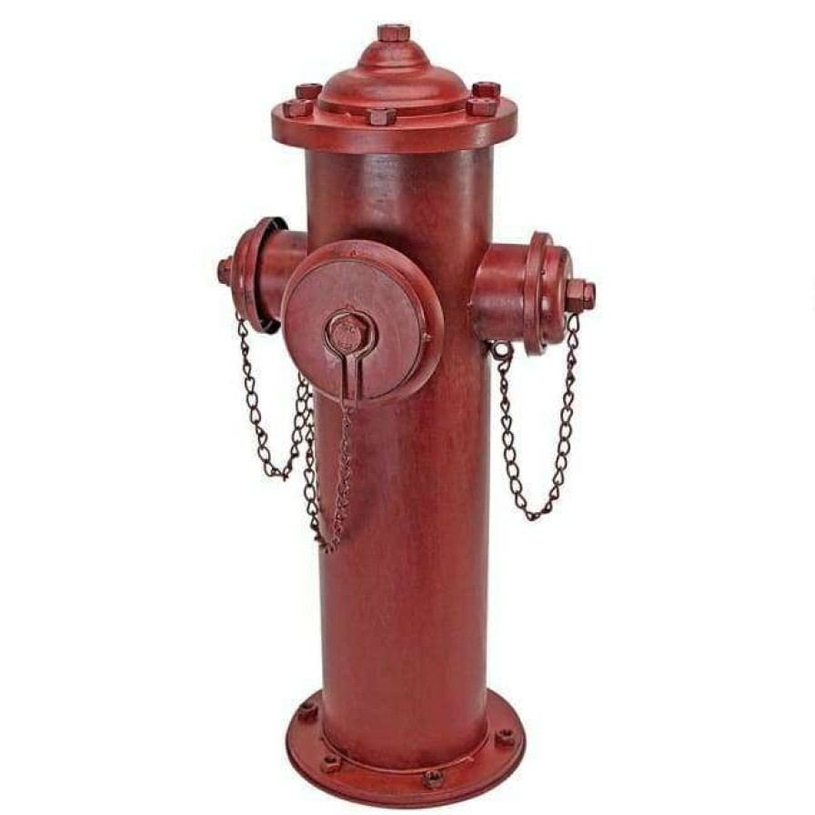 * Design Toscano Vintage Metal Fire Hydrant Statue Lawn & Garden | Lawn & Garden