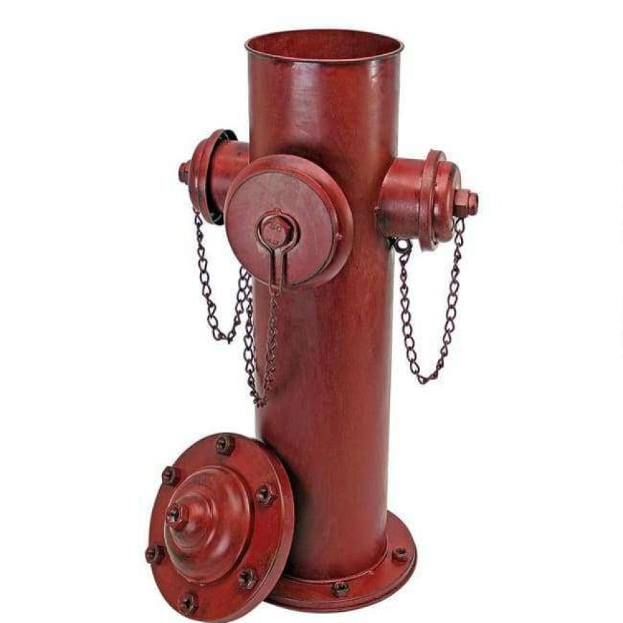 * Design Toscano Vintage Metal Fire Hydrant Statue Lawn & Garden | Lawn & Garden