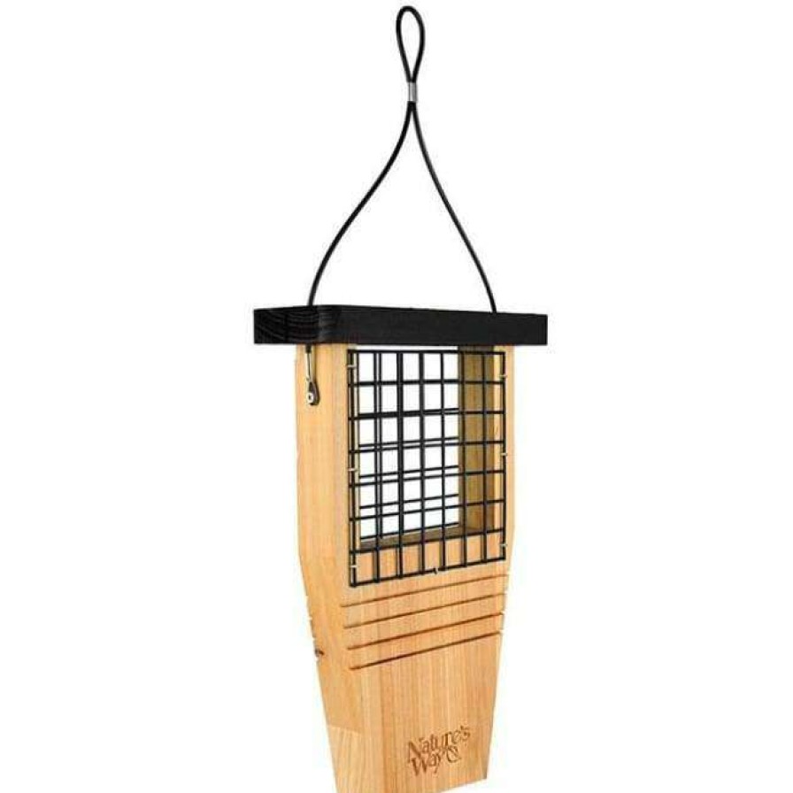 * Nature'S Way Cedar Suet Feeder With Tail Prop | Bird Feeders