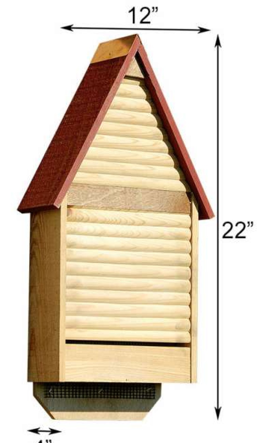 * Heartwood Bat Lodge, Redwood Roof, 48 Bats | Bats