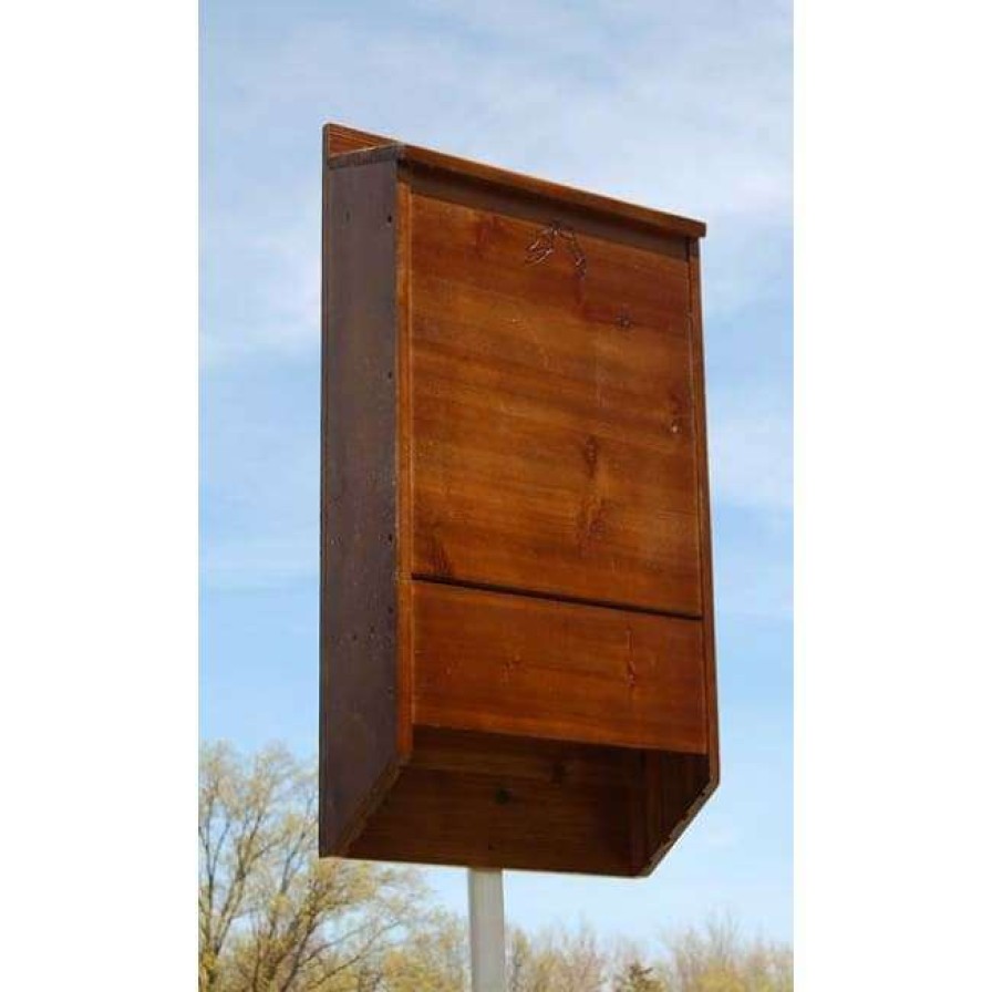 * Bestnest Premium Stained Dark Brown Bat House, 400 Bats | Bats