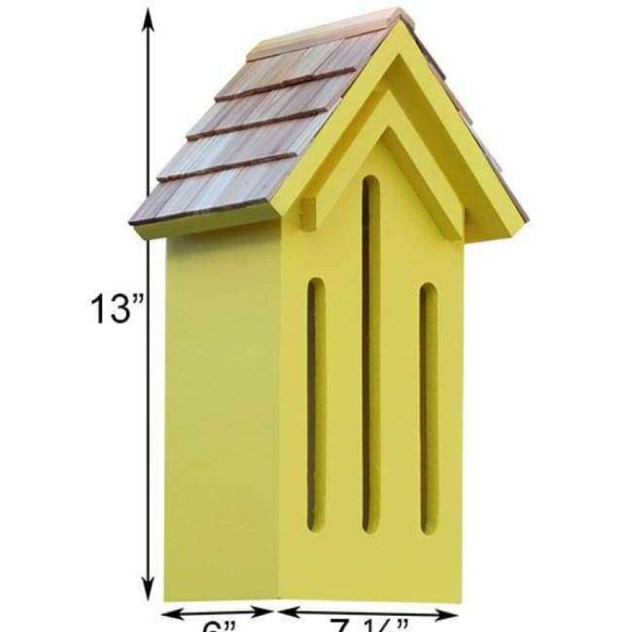 * Home Bazaar Butterflies Prime Retreat Yellow Classic Butterfly House | Butterflies