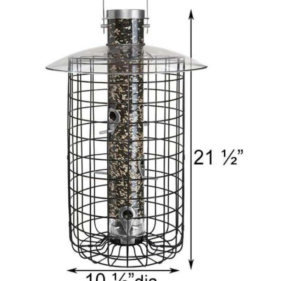 * Droll Yankees B-7 Domed Cage And Squirrel Proof Bird Feeder Cage Feeders | Bird Feeders