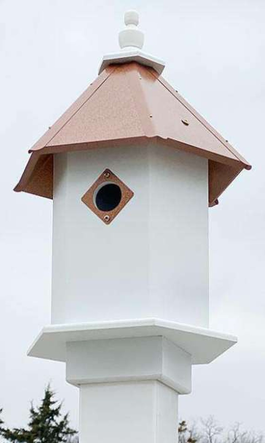 * Decorative Houses Sycamore Bird House With Hammered Copper Roof By A Wing And A Prayer | Bird Houses