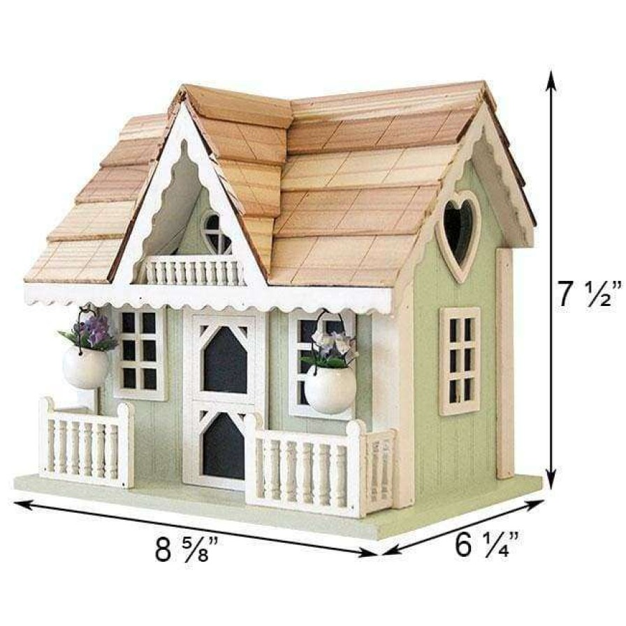 * Home Bazaar Rosemary Cottage Bird House Decorative Houses | Bird Houses