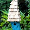 * Heartwood Birdiwampus Bird House, Turquoise Post / Pole Mounted Houses | Bird Houses