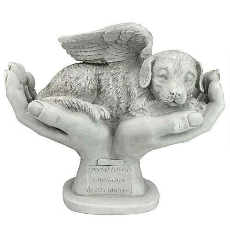 * Design Toscano In God'S Hands Dog Memorial Statue | Lawn & Garden