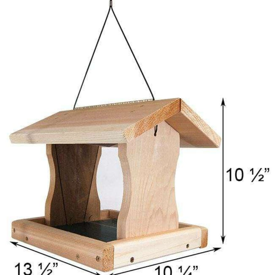 * Woodlink Professional Series Premier Cedar Bird Feeder Hanging Feeders | Bird Feeders