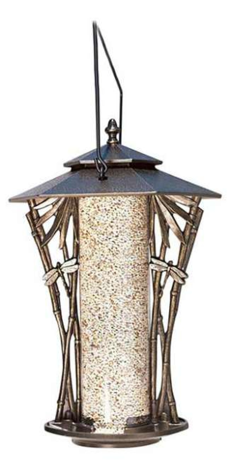 * Whitehall Products Hanging Feeders Silhouette French Bronze Colored Bird Feeder | Bird Feeders