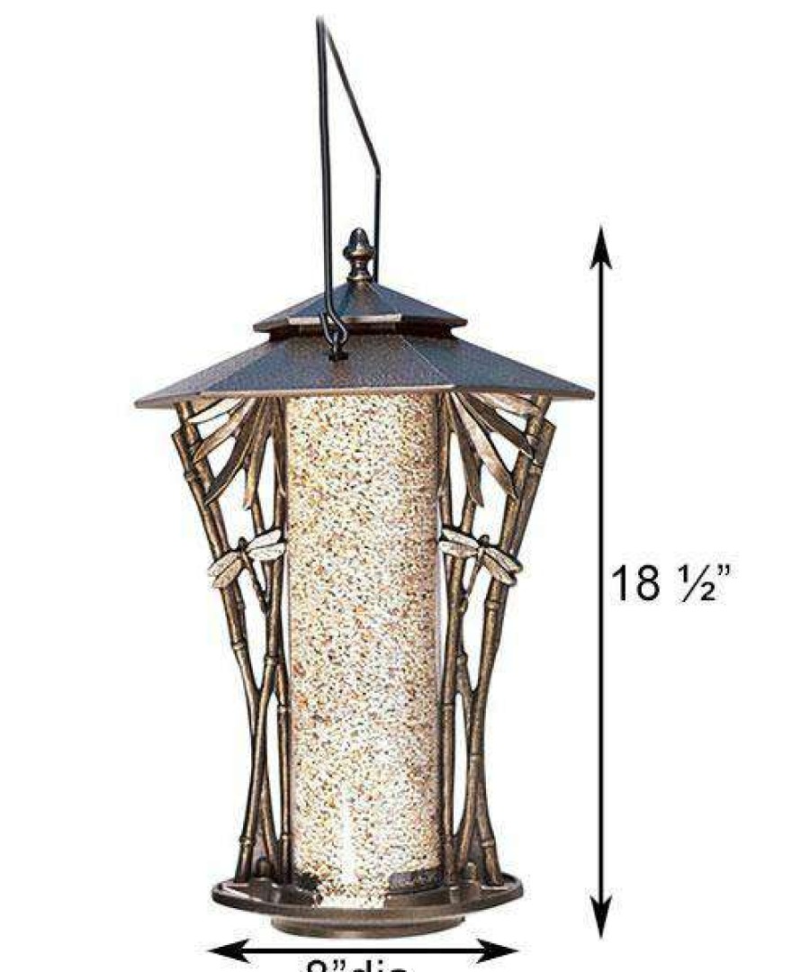 * Whitehall Products Hanging Feeders Silhouette French Bronze Colored Bird Feeder | Bird Feeders