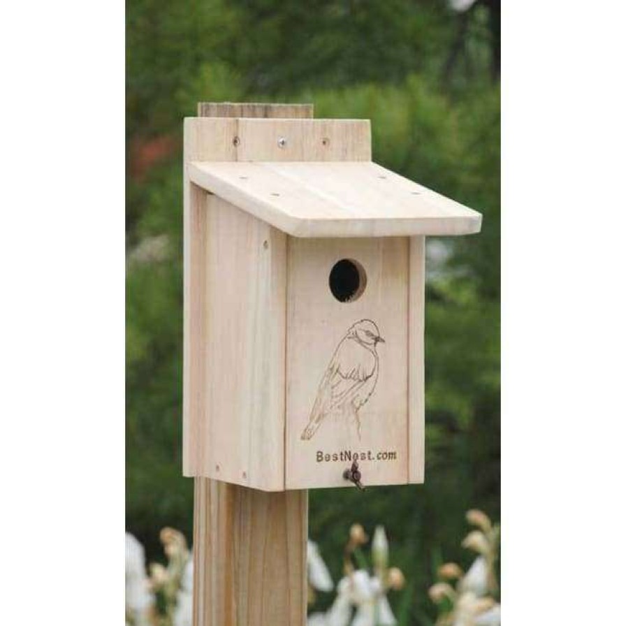 * Bestnest Seasonal Bluebird House Post / Pole Mounted Houses | Bird Houses