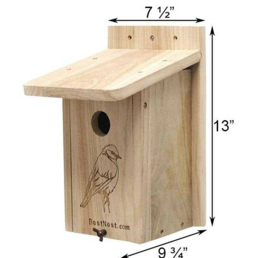 * Bestnest Seasonal Bluebird House Post / Pole Mounted Houses | Bird Houses