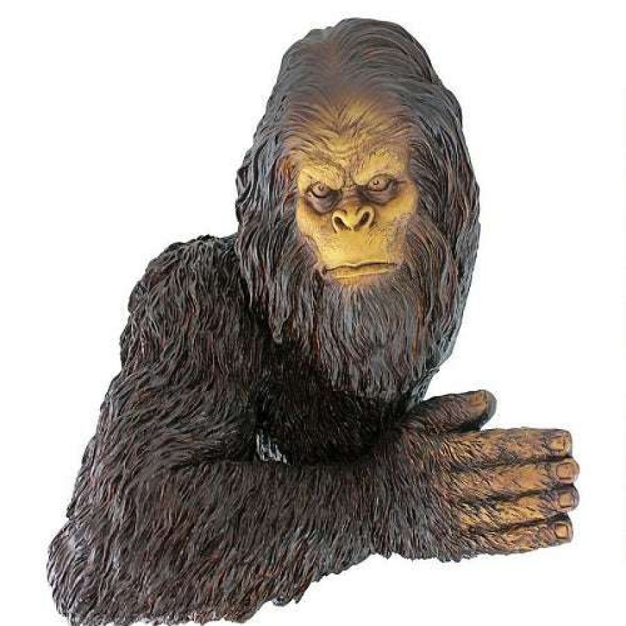 * Design Toscano Lawn & Garden Bigfoot, The Bashful Yeti Tree Sculpture | Lawn & Garden