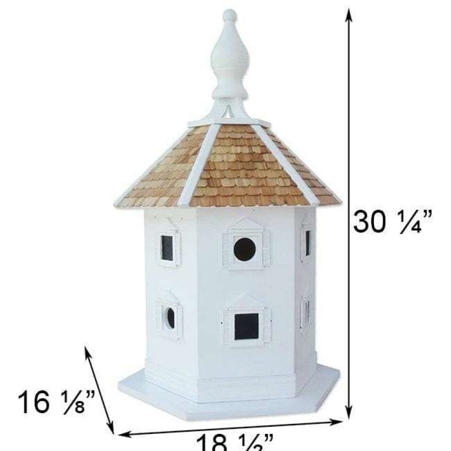 * Home Bazaar Post / Pole Mounted Houses Danbury Dovecote Bird House | Bird Houses