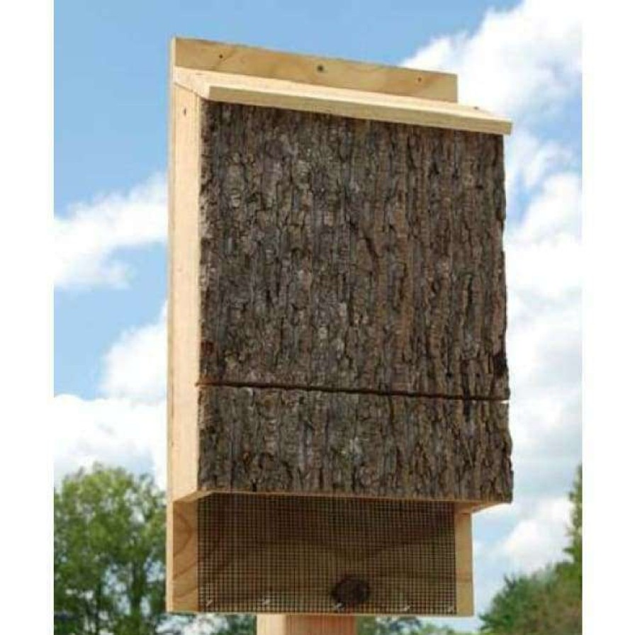 * Uncle Dunkel'S Triple Chamber Bark Clad Bat House, 300 Bats | Bats